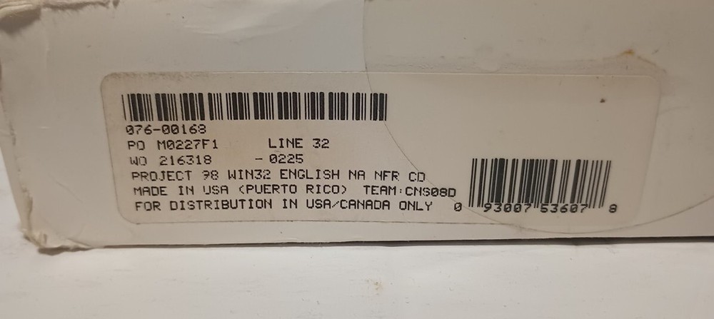 Microsoft Project 98 Full Version For PC Complete