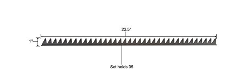 OEMTOOLS 22218 RAIL WRENCH ORGANIZER 2 PC