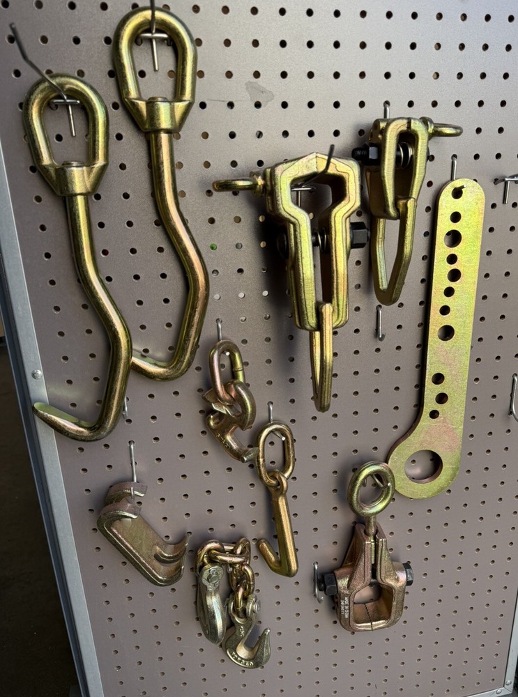 10pcs Auto Body Frame Repair Pulling Clamp Self Tightening Puller J Hooks Set