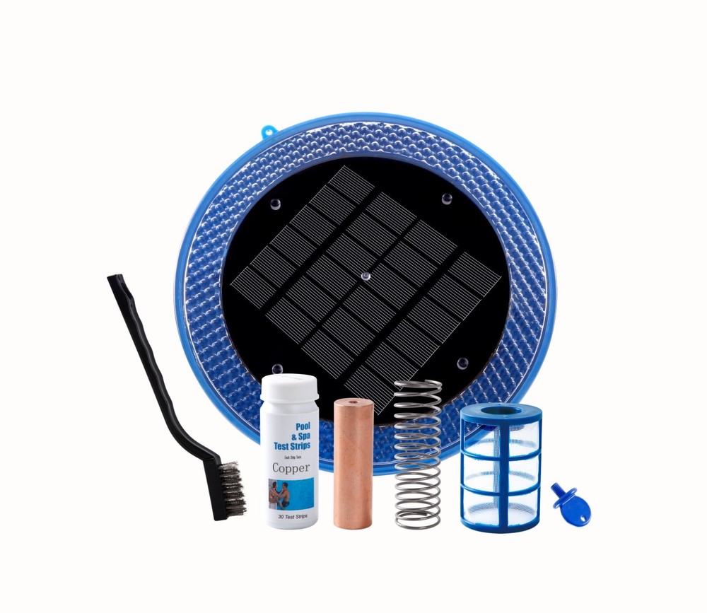 EaazPool Solar Ionizer Powered Natural Pool Clear Purifier