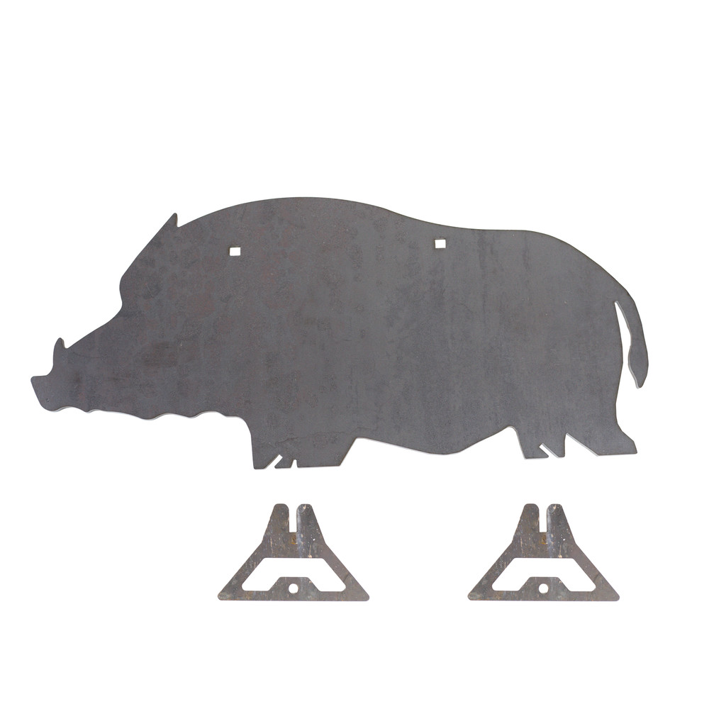 3/8" AR500 Steel Hog Silhouette Target