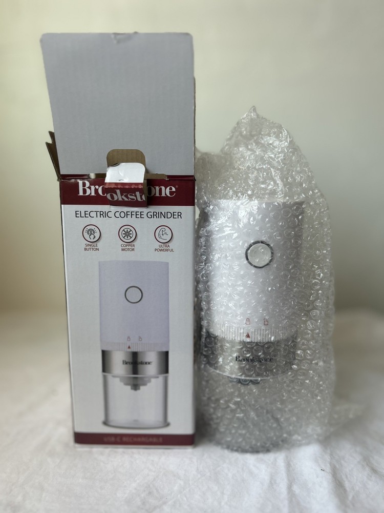 Brookstone Electric Coffee Grinder NIB