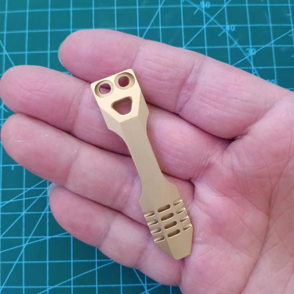 1 Piece Brass Pocket Clip for Flashlight Tool Accessories