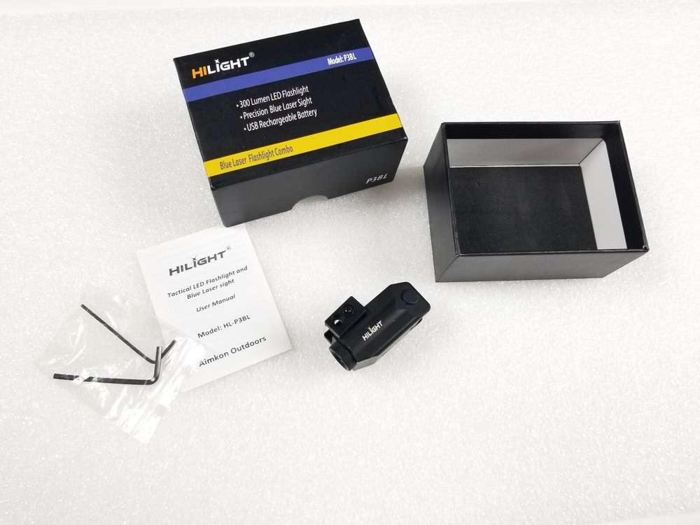 HiLight Flashlight / Blue Laser Combo Rechargeable