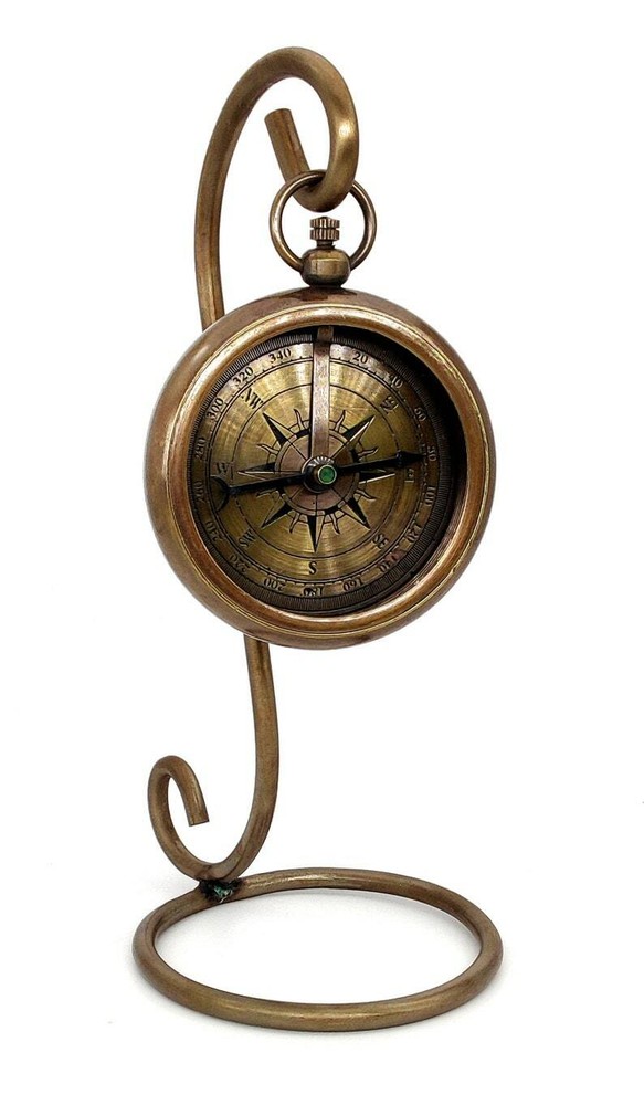 Personalized Compass With Display Stand Unique Antique Compass with Display stan