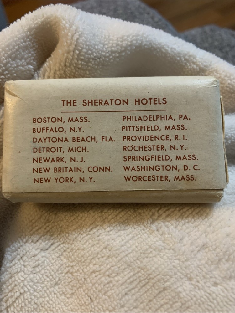 VTG THE SHERATON HOTEL SOAP