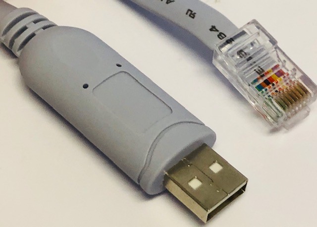 CAB-CONSOLE-USB-RJ45 Console Cable, 10ft FTDI Cisco Extra Long