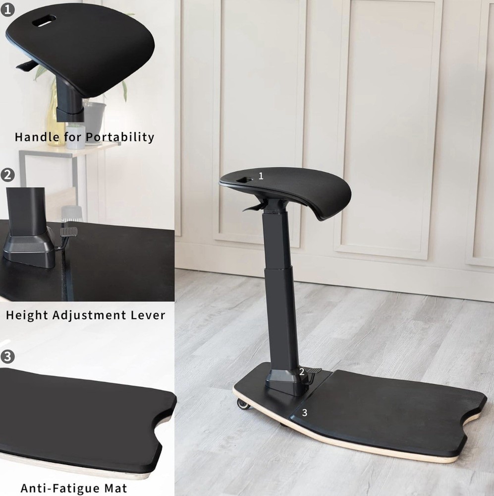 Ergonomic Leaning Perch Chair￼