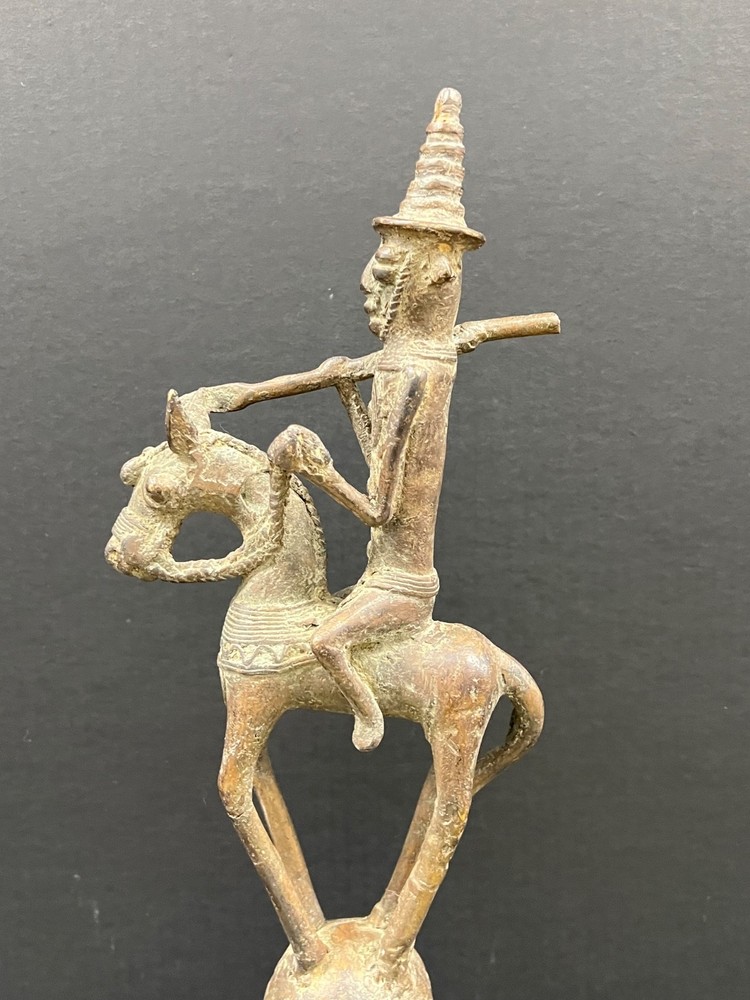 AFRICAN ART CHAD BRONZE BELL