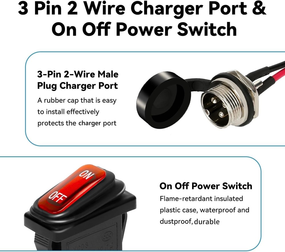 24V Control Module On Off Switch Kit For Razor E200 E300 Electric Scooter MX350