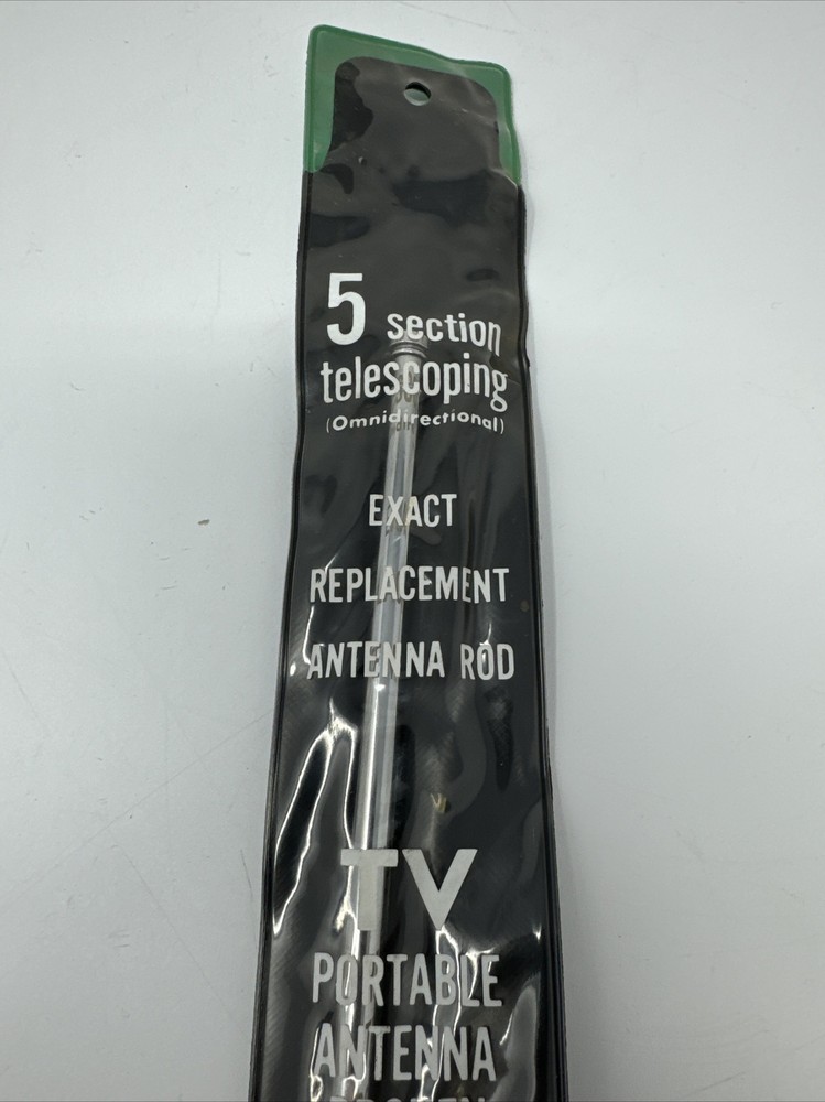 Replacement Antenna Rod Assembly 5 Section Telescoping TV Omnidirectional