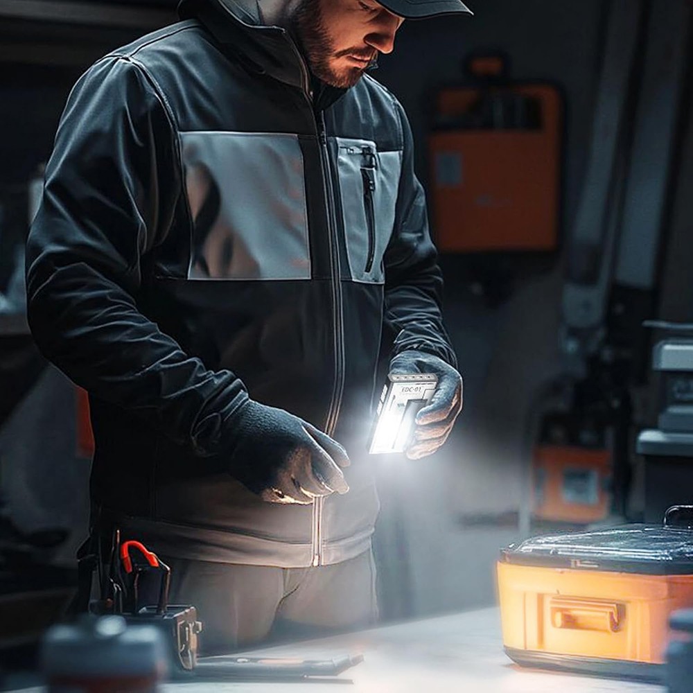 Mini Flashlight Rechargeable LED Small Flashlight Pocket Light EDC Work Light US