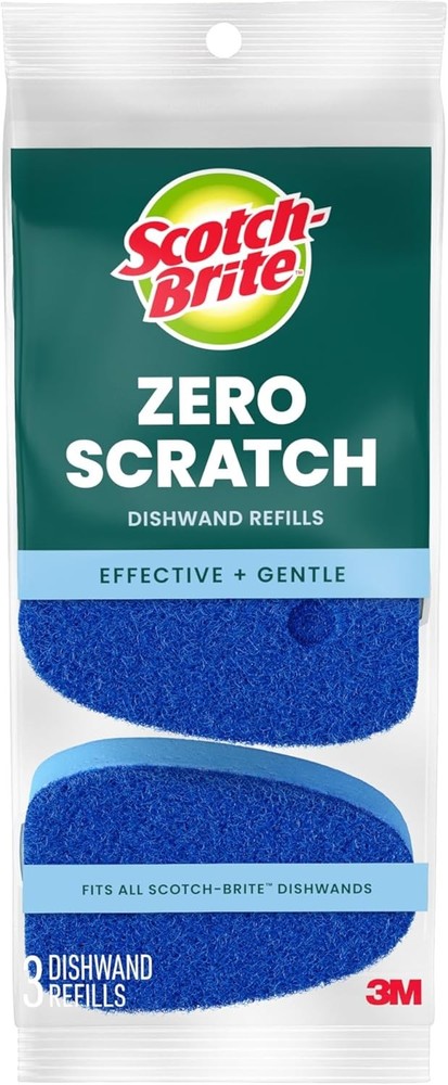 Non-Scratch Dishwand Refills, Fits All  Dishwands