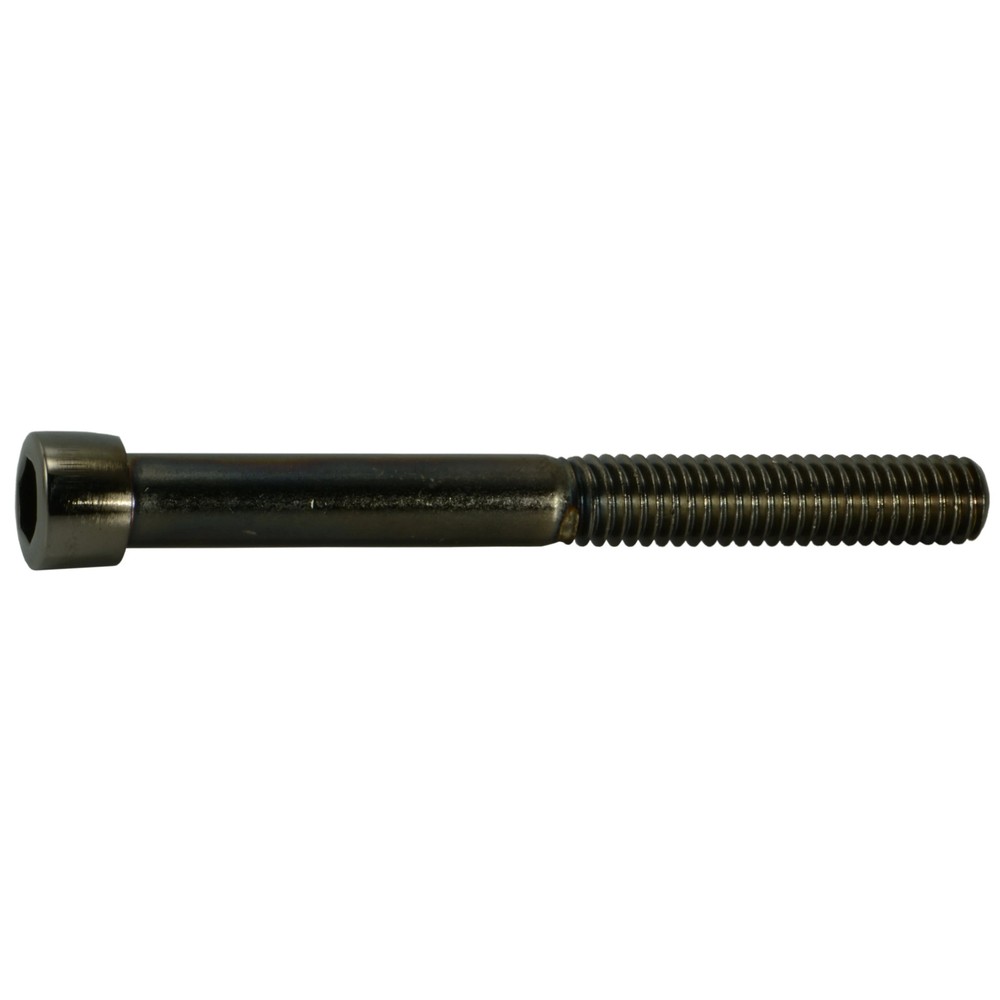 5/16"-18 x 3" Black Chrome Smooth Socket Cap Screws (3 pcs.)