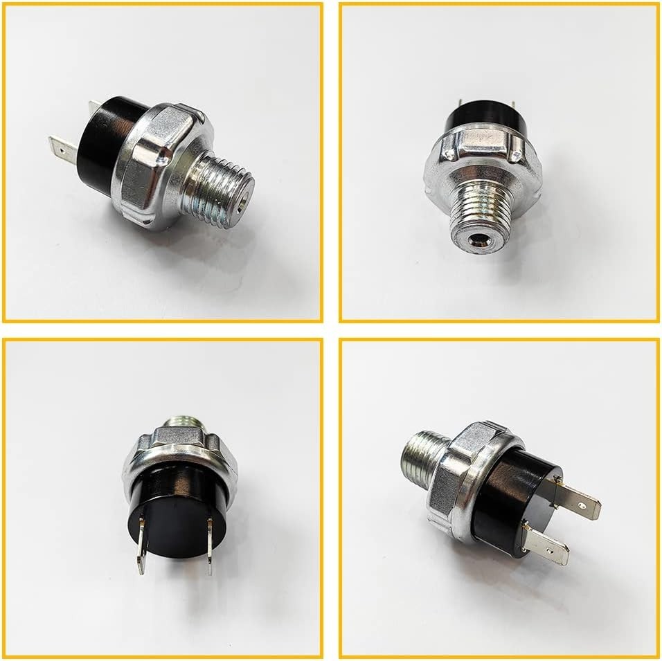 Durable 1/4" NPT Air Compressor Pressure Switch - Automatic Operation, 2 Pack