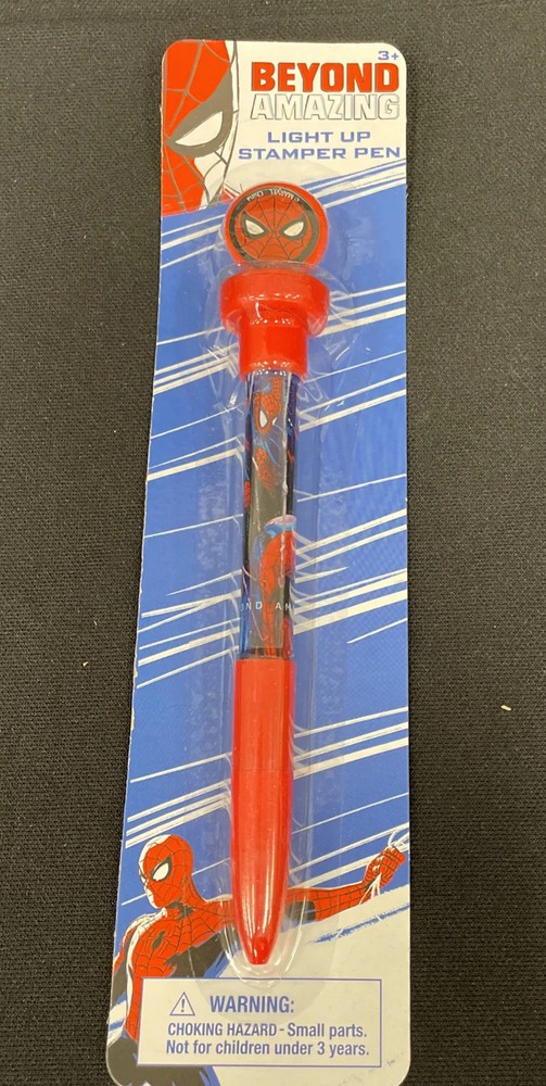 Beyond Amazing Spiderman Light Up Stamper Pen