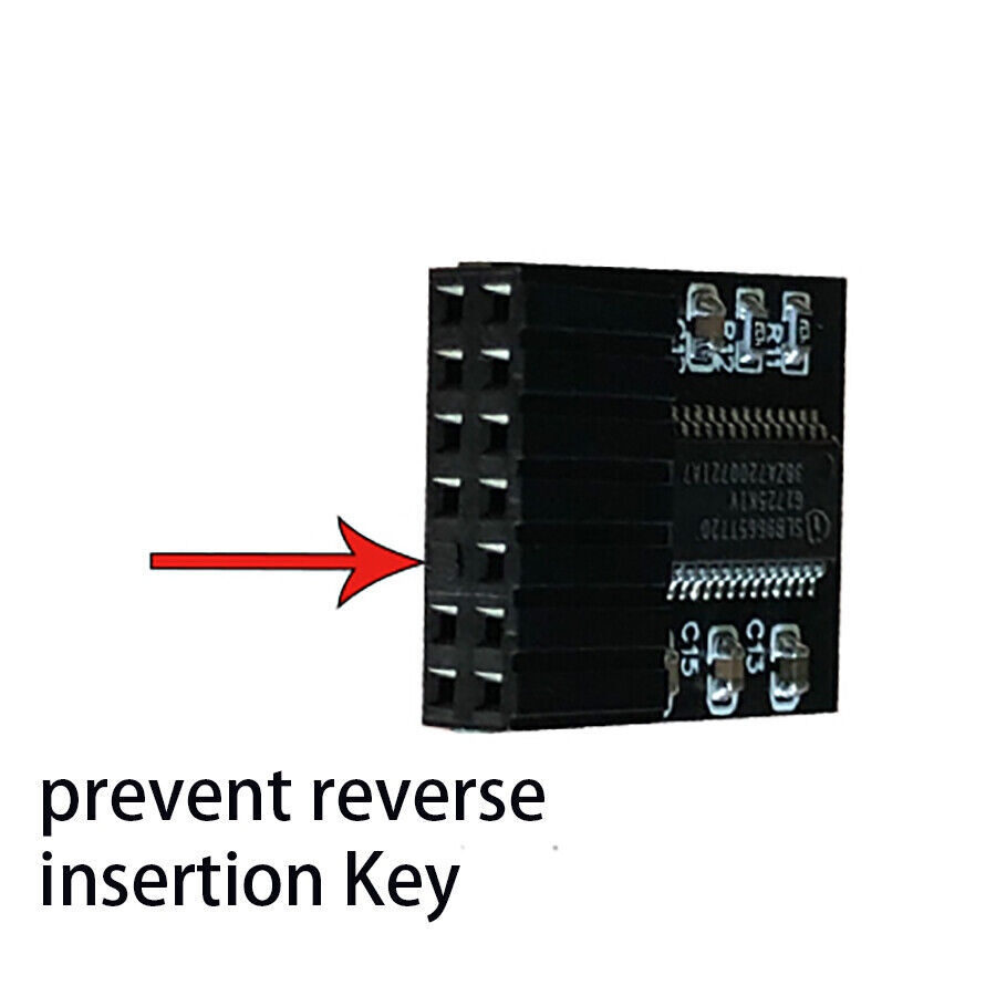 TPM 2.0 Security Module Trusted Platform For ASUS 14 Pin LPC Windows 11 US Stock