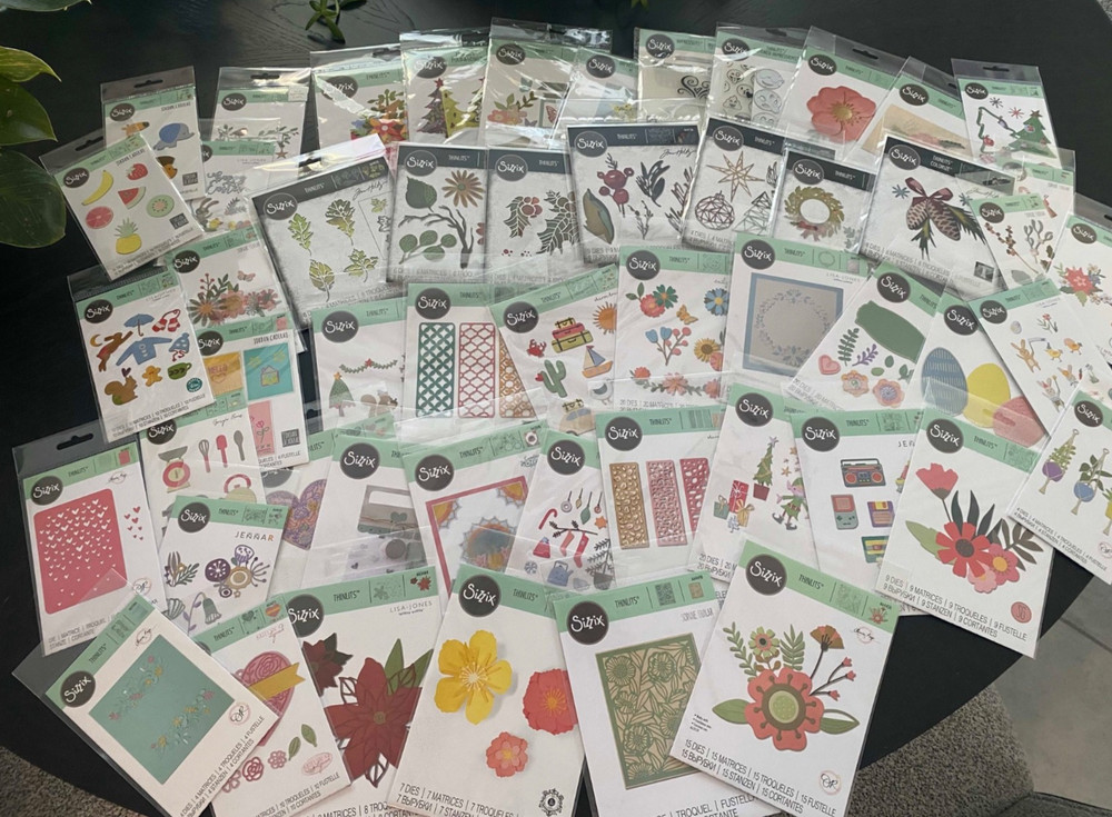 Choice Sizzix Thinlits Thin Metal Die Sets ~ You Pick Lot ~ Card Craft Paper Cut