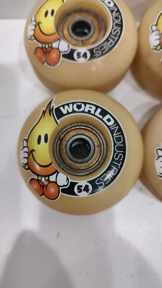 world industries flame boy wheels 54mm lightly used