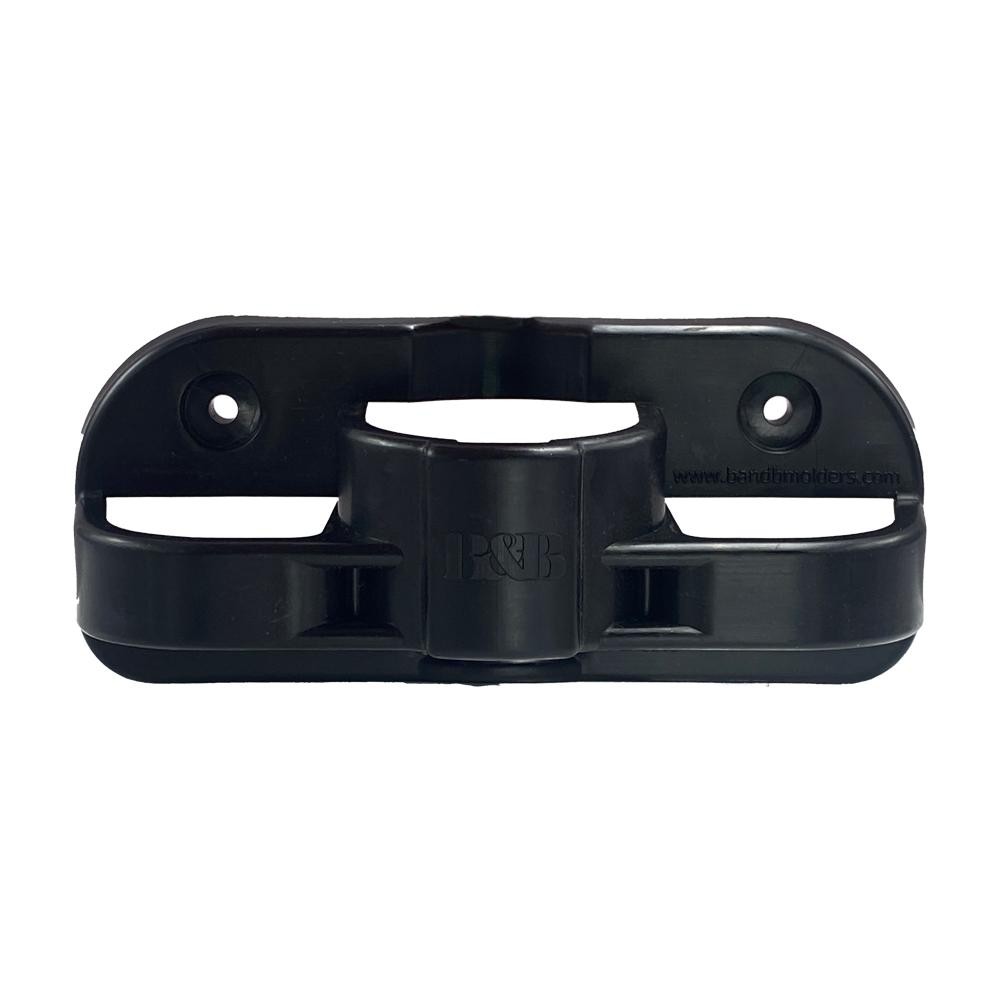 RV Plug & Chain Holder, Black Plastic