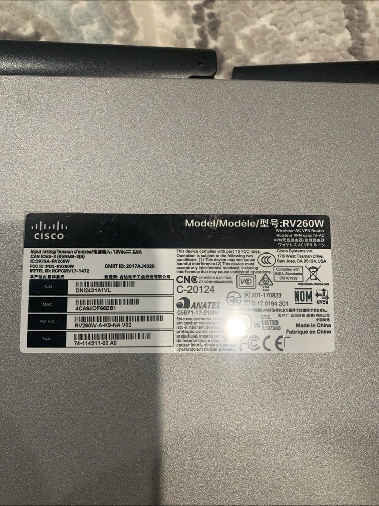 Cisco Router RV260W