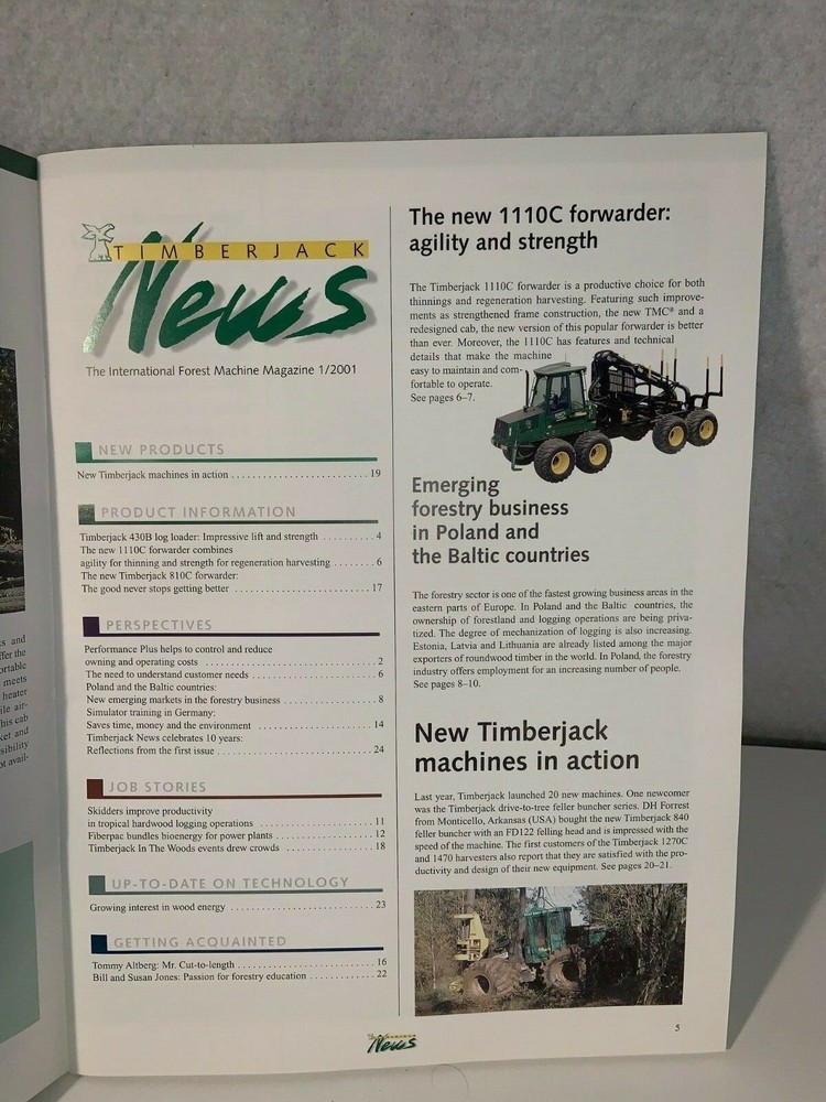 Timberjack Logging News 1/2001