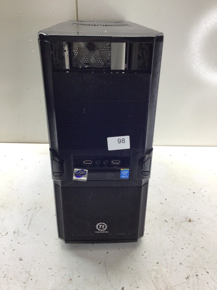 Black Thermaltake Case