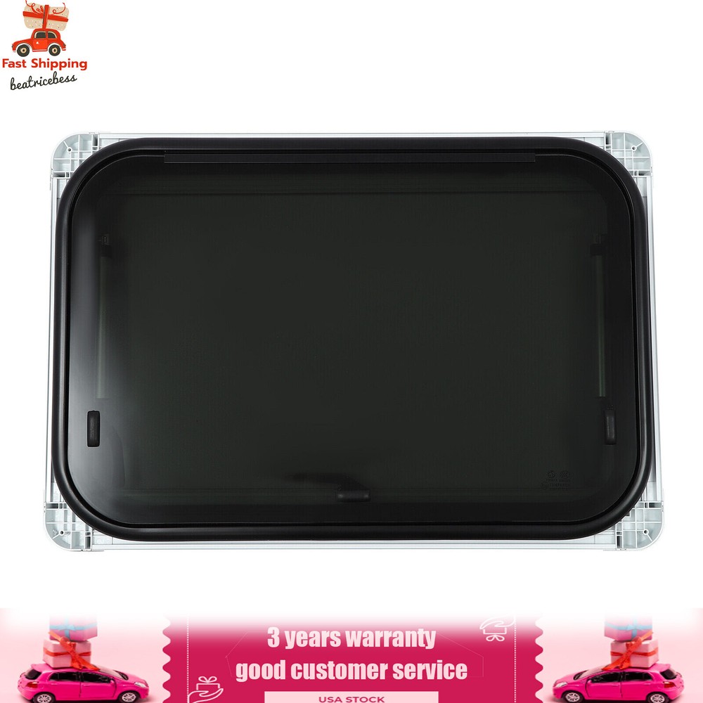 RV Push Out Window Exit Window Trailers Vans Trucks Rectangular Venting Window