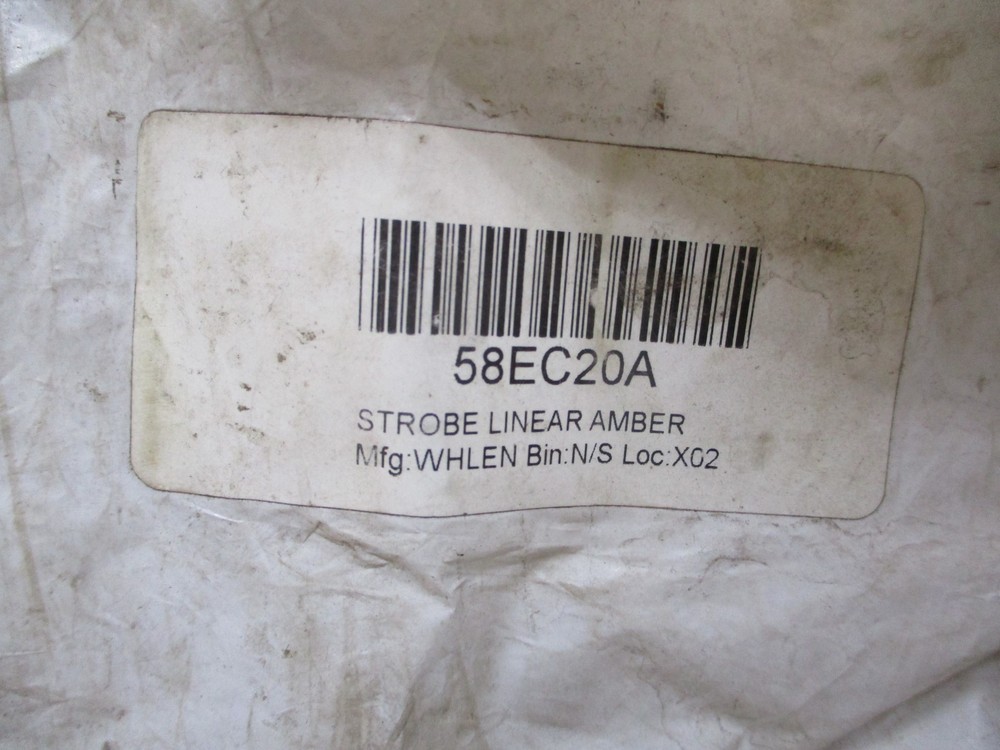 WHELEN 58ec20ar 508e LINEAR STROBE AMBER