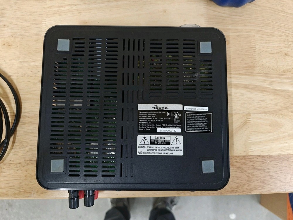 Rocketfish Wireless Amplified Audio Receiver RF-RBREC