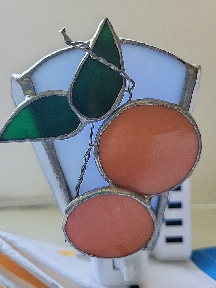 Oranges Stained Glass Nightlight