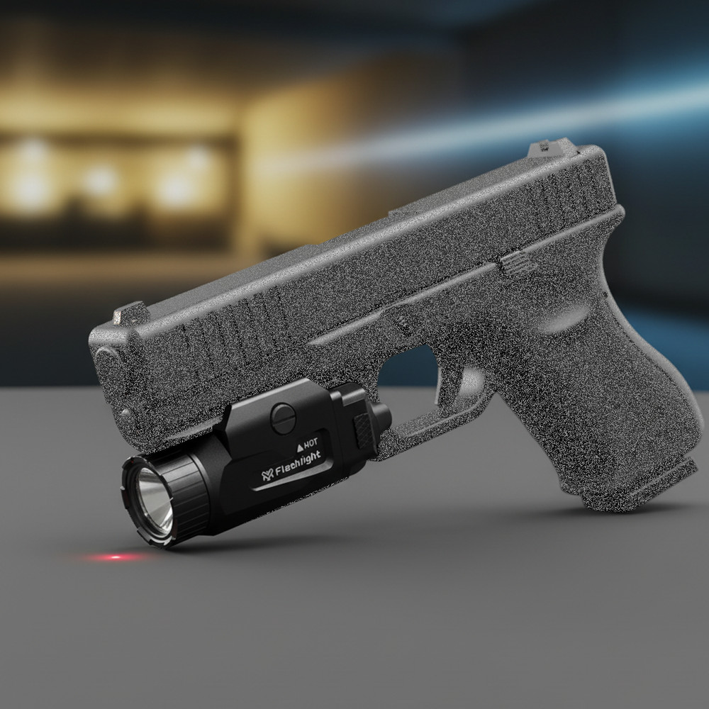 US Pistol Light with Strobe Function for Guns 800 Lumens Tactical LED Flashlight