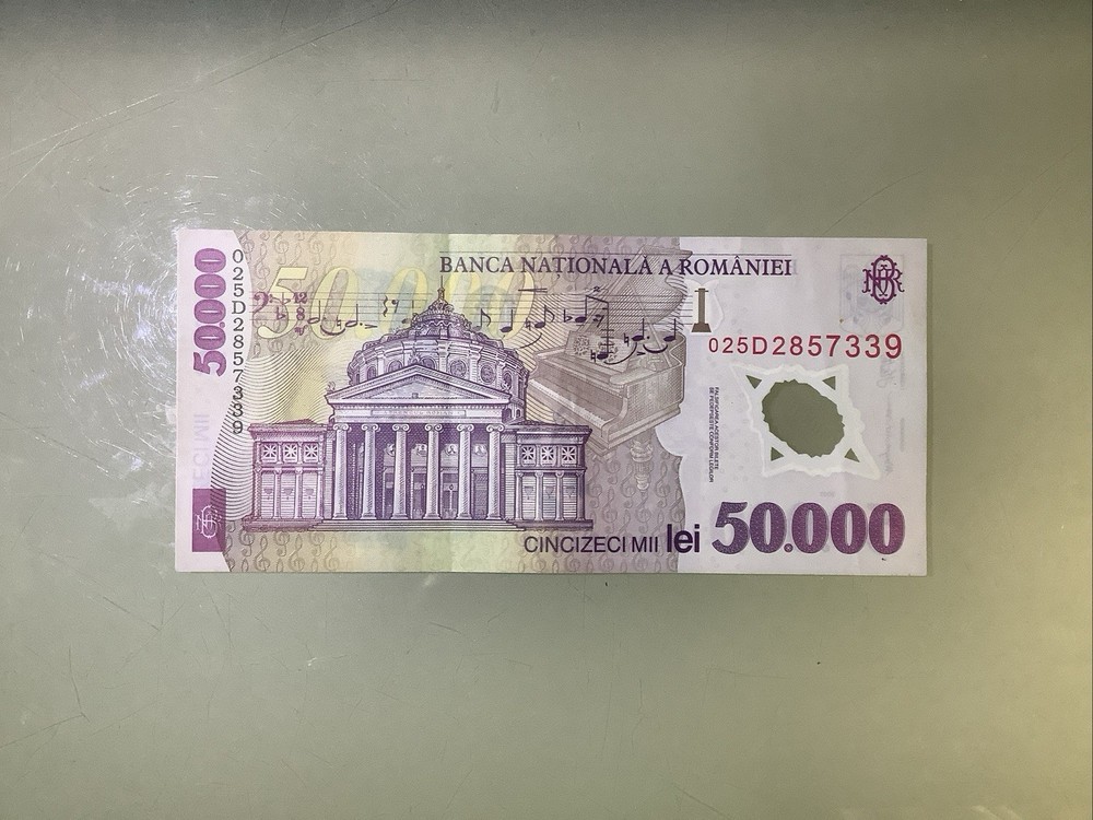 Romania 50000 Lei 2001 Circulated