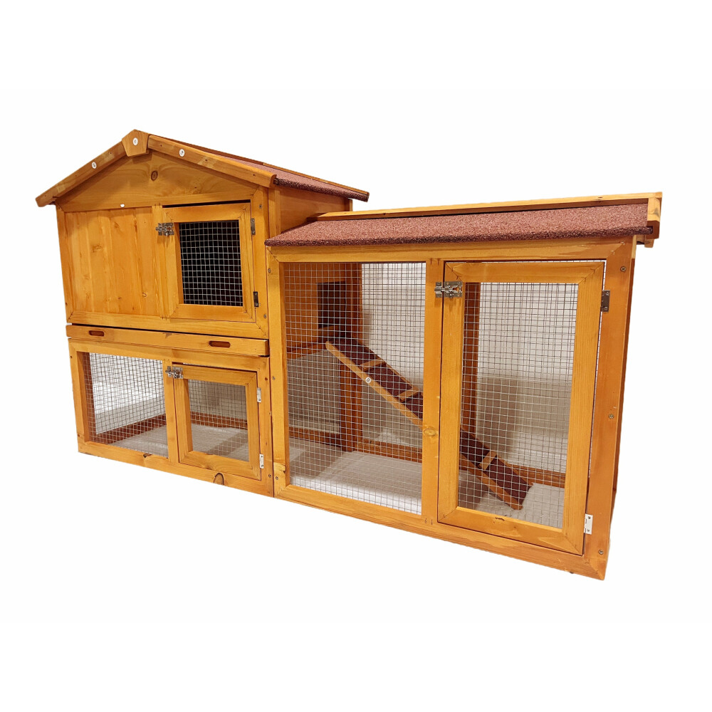 55”*33“ 2 layer Chicken rabbit cage Coops for Playground Wearable Strong