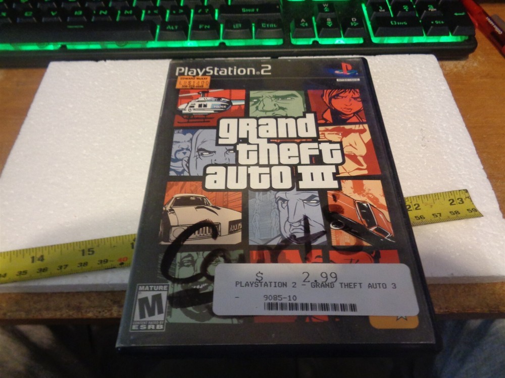 Play Station 2 Computer Program Grand Theft Auto III (NOT TESTED) (BOX#PIKE)