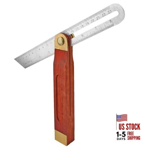 9 Inch Multi Angle Sliding T-Bevel Angle Ruler Protractor, 360 Degree