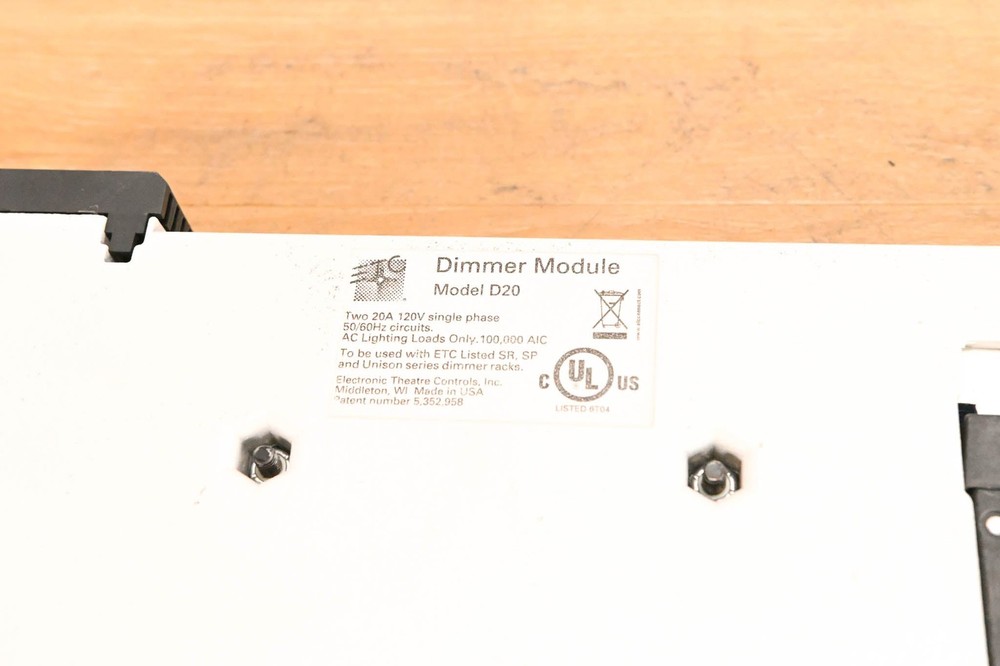ETC D20 Dual 20A Dimmer Module (PAIR) CG01Y3P