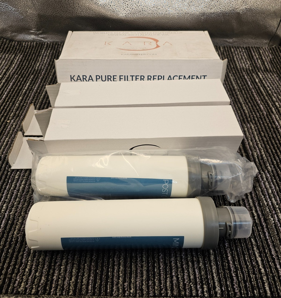 (QTY 2) Kara Pure Filter 9.2+ pH Mineral Rich Flow 1 GPM Carbon Mineralizer