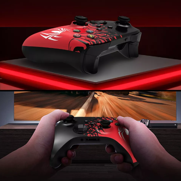 2 x Replacement Front Shells for Xbox Series X/S Controller Spider-Man 2 Element