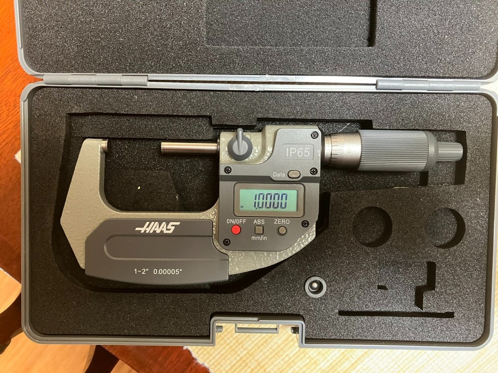 HAAS 1-2 ELECTRONIC OUTSIDE MICROMETER