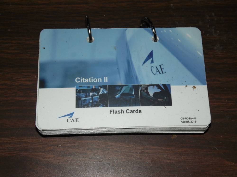 CAE Citation II Flash Cards