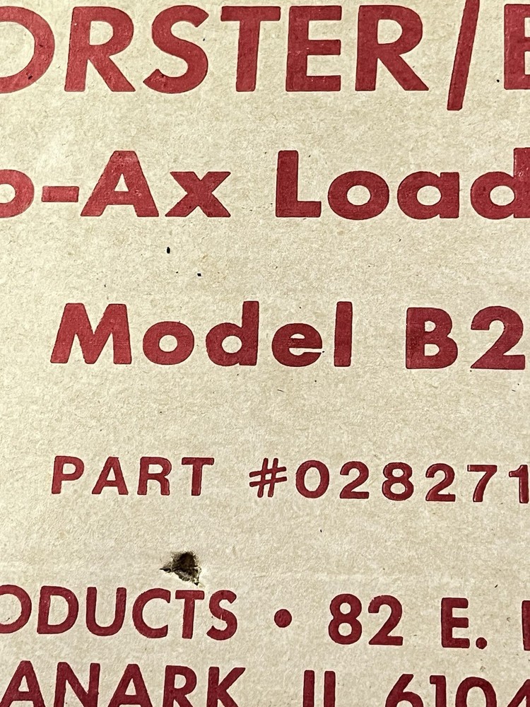 Forster Bonanza Co-Ax Loading Press Model B2 New