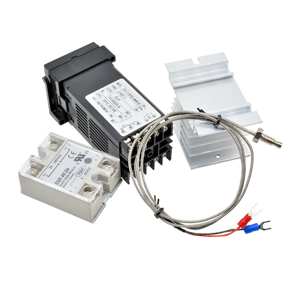 REX-C100 Digital PID Thermostat temperature Controller SSR output K Thermocouple