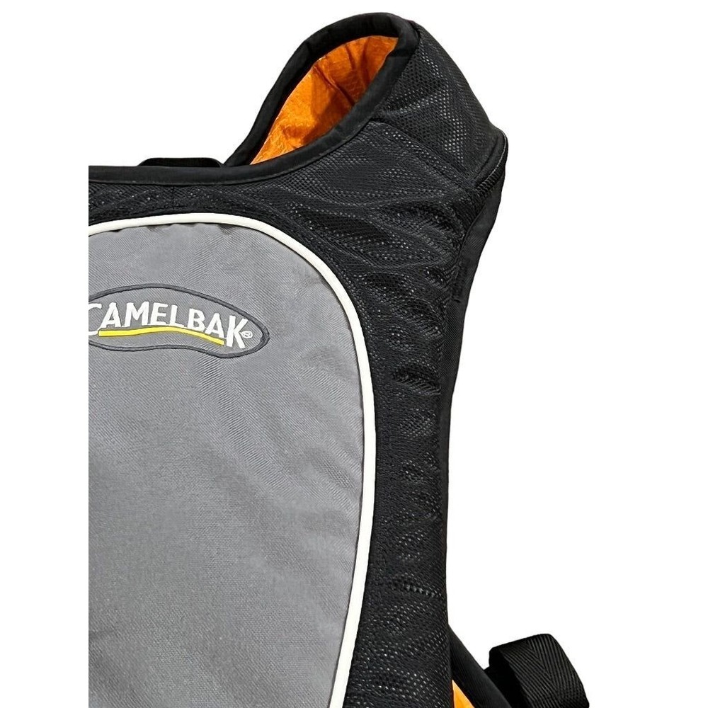 Camelback Snobowl Hydration Backpack No Bladder Orange Gray Black EUC