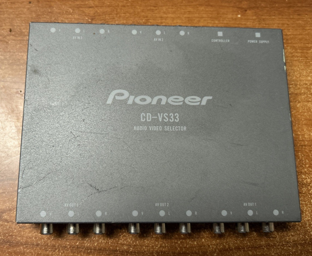 Pioneer CD-VS33 Audio Video Switcher Selector