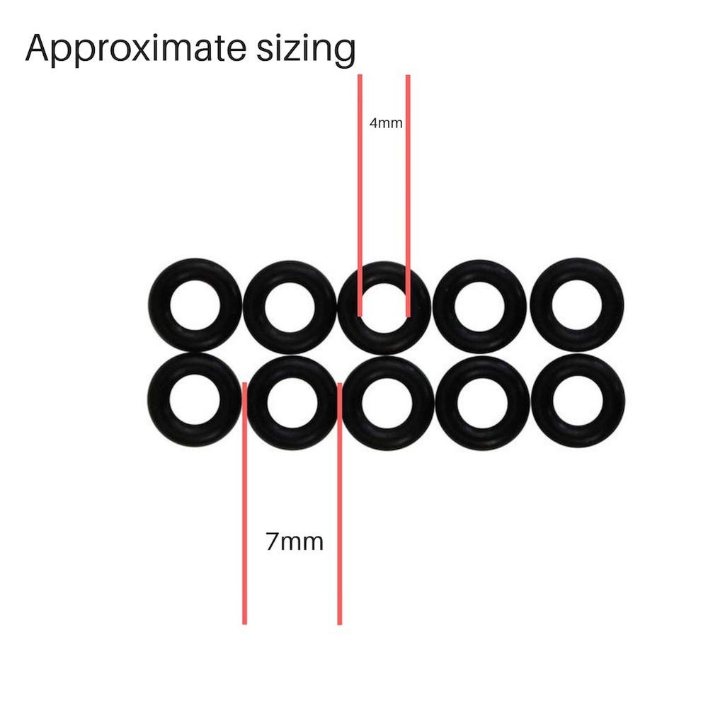 Optic Shop Eyeglass Frame Grips, Hinge Tighteners - 4mm Inside Diameter