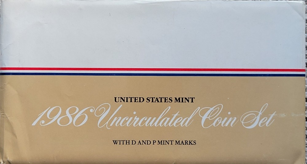 1986 PD US Mint Set (OGP) 10 coins