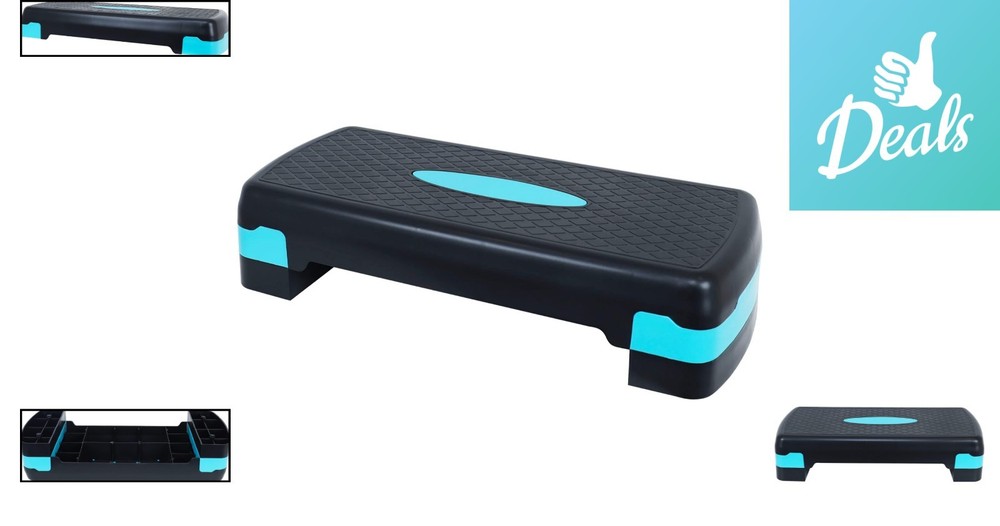 Multi-Color Aerobic Stepper with Adjustable Height - Ideal for Home Workouts