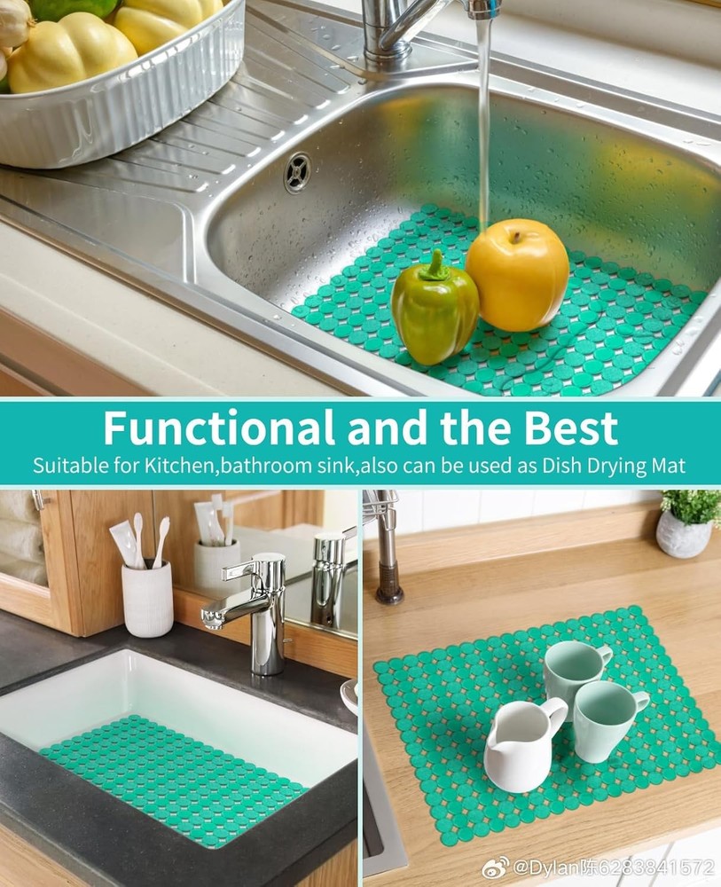 Kitchen Sink Mat: PVC Adjustable Sink Protector | Sink liner Pad |