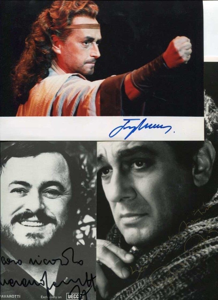 The Three Tenors Autographs